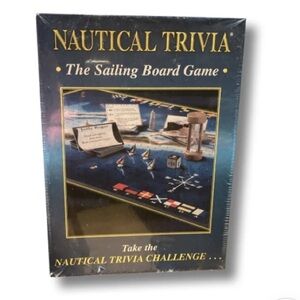 NIB SEALED Nautical Trivia The Sailing Board Game 2009 Sailors! Ahoy!